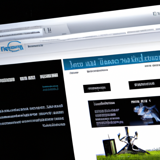 מסך מחשב המציג אתר עסקי מלוטש ומקצועי