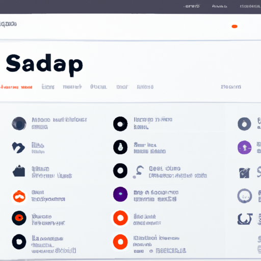 ממשק המשתמש של הפלטפורמה של SALEOP, המציג תעשיות שונות ואפשרויות ליצירת לידים
